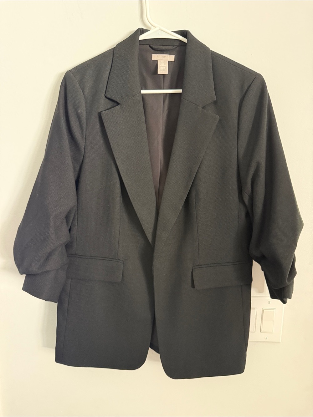 Women's Black Tailored Blazer - Classic Work Jacket